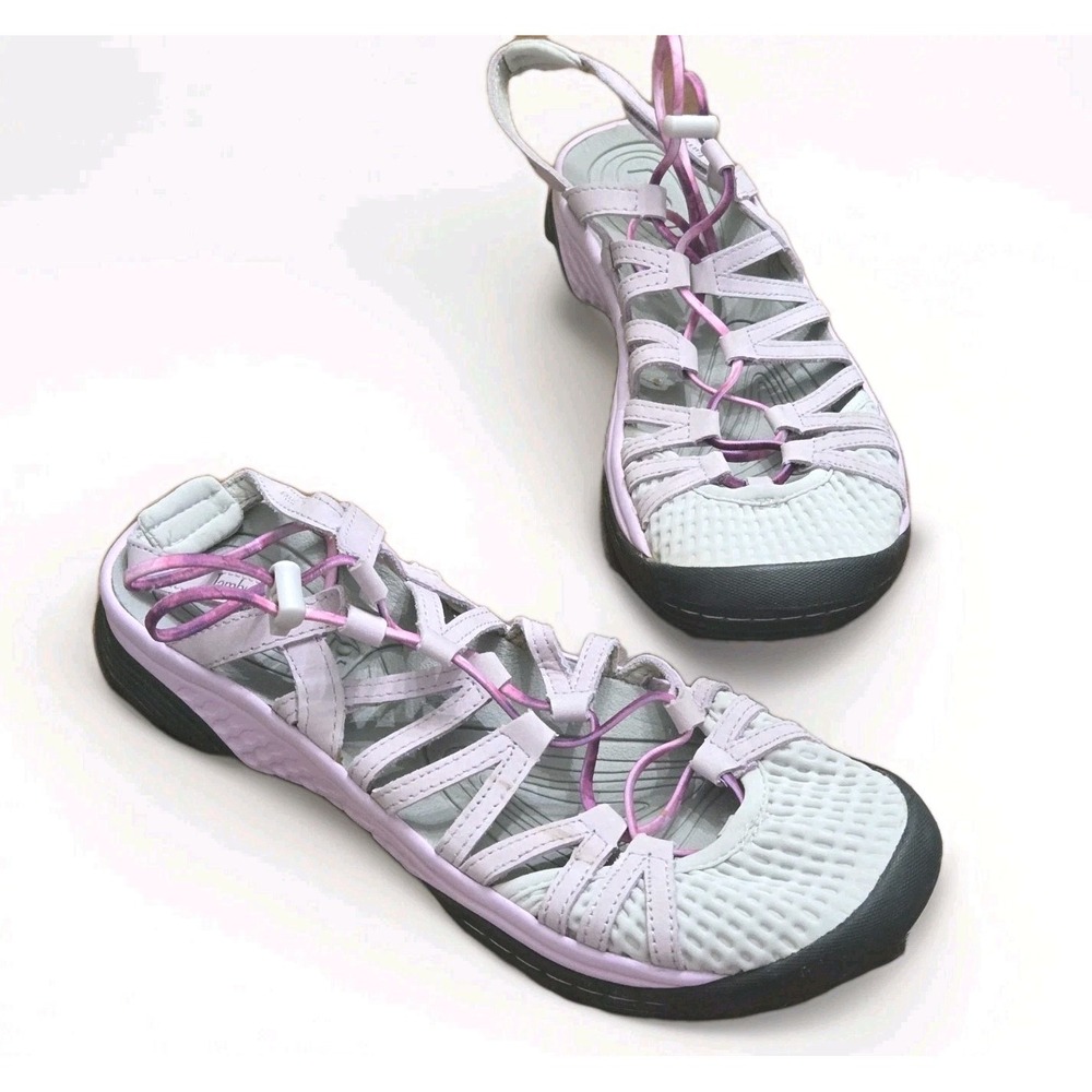 Jambu Water Diva Encore Sandals Women's Sz 9M Light Grey Lilac Sport Water Shoes